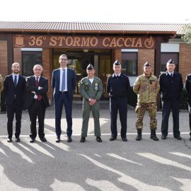 Il rettore visita il 36esimo Stormo