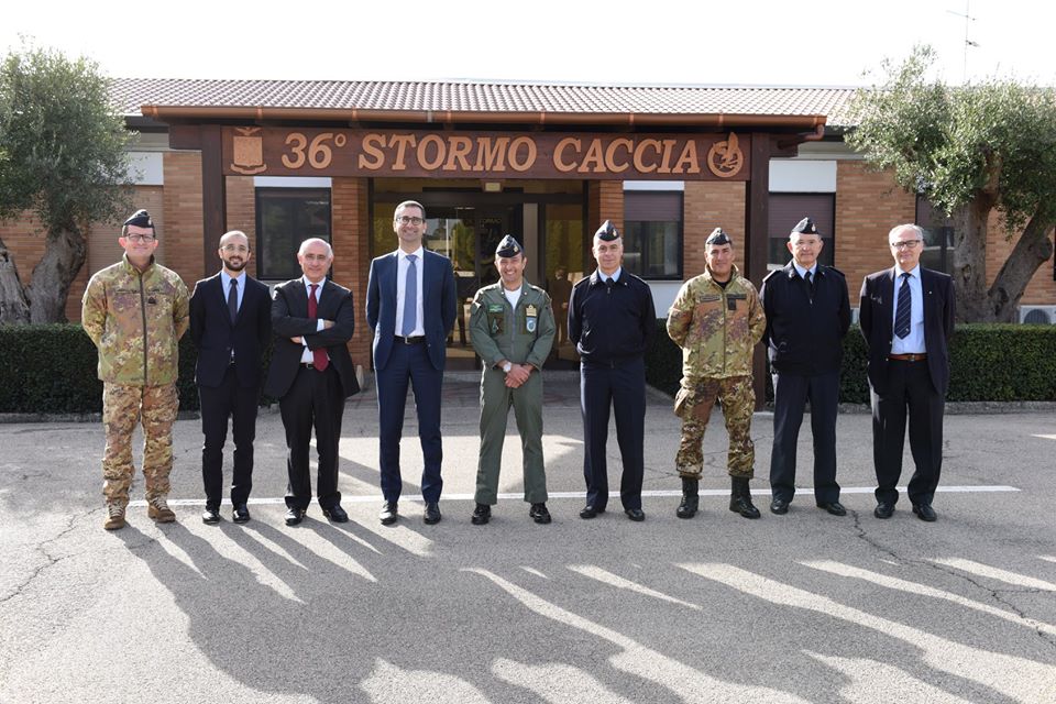 Il rettore visita il 36esimo Stormo