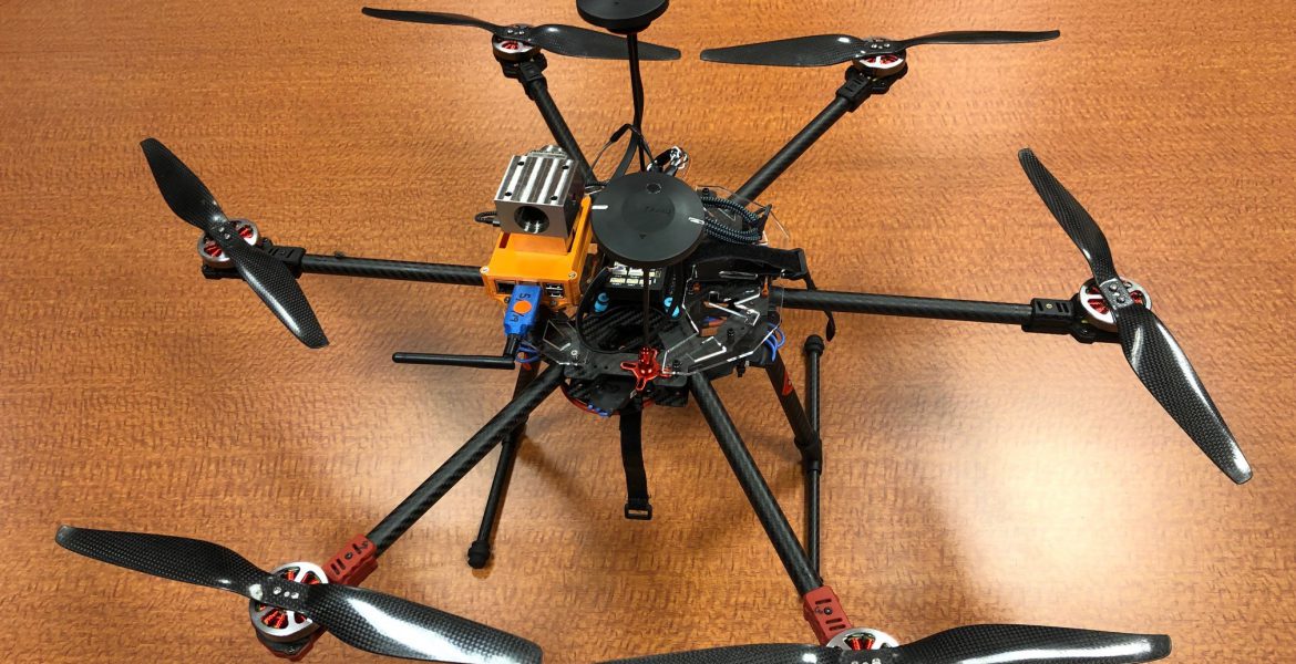 Drone con sensore Passpartout