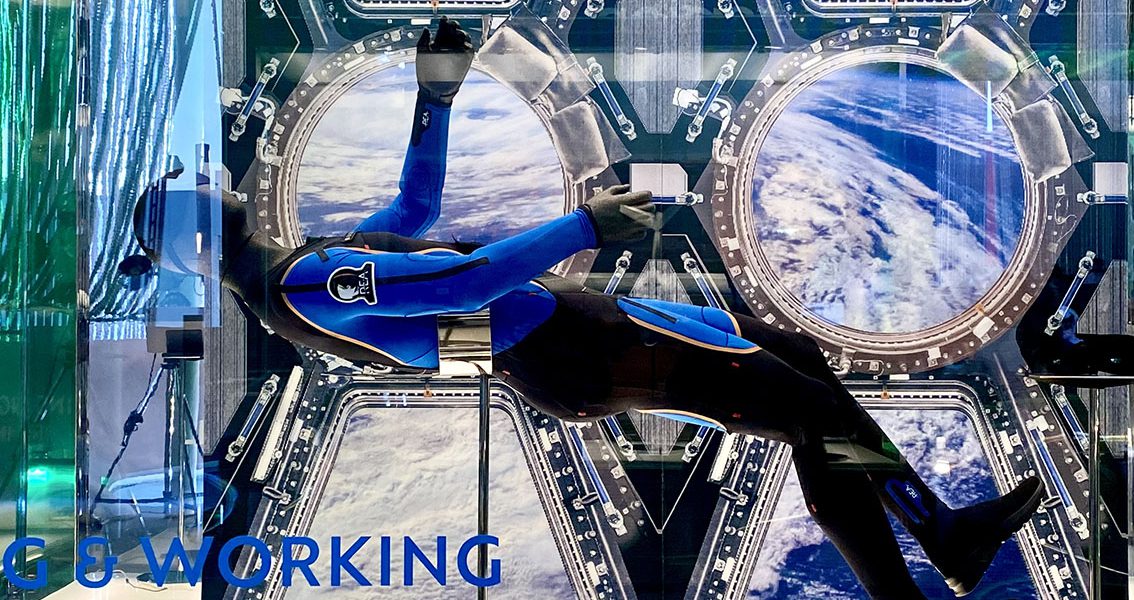 La tuta spaziale REA all'Expo di Dubai realizzata dalla start-up pugliese di Fasano